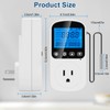 Plug in Thermostat Temperature Controller, Digital Thermostat Controlled Outlet Plug