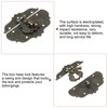 sourcing map Hasp Clasp Latch Lock, 76 x 56mm Decorative