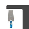 TRUFA Berner Cleaning Trowel Rustproof with Wooden Handle Blue, 14