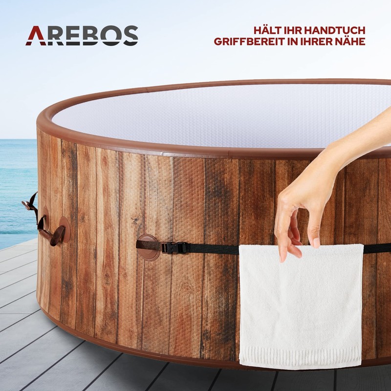 Arebos Towel Rail | Towel Rack | Bath Towel Holder