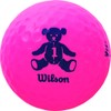 Wilson BEAR4 Golf Balls, Dozen Pink