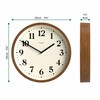 JONES CLOCKS® Lodge Wall Clock | Small Modern Clock |