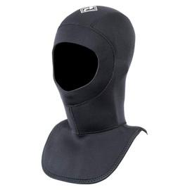 Two Bare Feet 5mm & 7mm Neoprene Wetsuit Hood – Thermal Insulation for Cold Water Diving, Surfing & Watersports, Durable Design with Secure Fit (5mm, M)