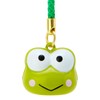 Sanrio 341711 Face Shaped Bell Netsuke Kerokeroppi Strap Cord Brass