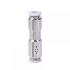DONGKER CO2 check valve, stainless steel aquarium check valves, metal return protection for aquarium, 4 x 6 mm air hose