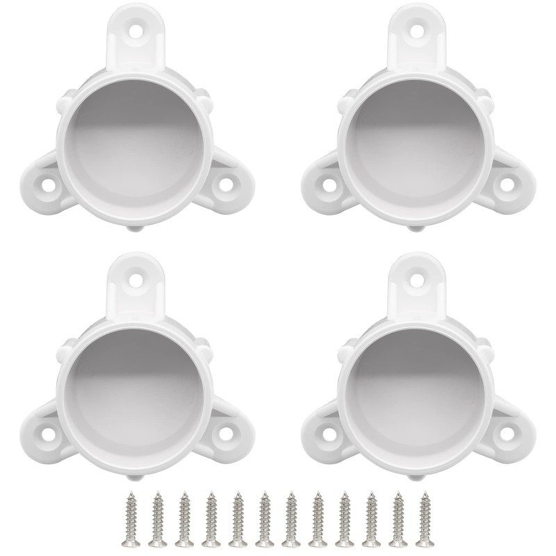 Biaungdo 2 Inch PVC Table Leg Cap Fittings Furniture Grade