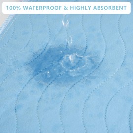 DAHAPYBOO Washable Underpads, 34”x52” 4 Pack Incontinence Bed Pads,Heavy Absorbency Reusable Bed Pads for Elderly,Kids,Adults and Pets,Bed Pads Washable Waterproof Quick Drying for Bed, Sofa, Floor