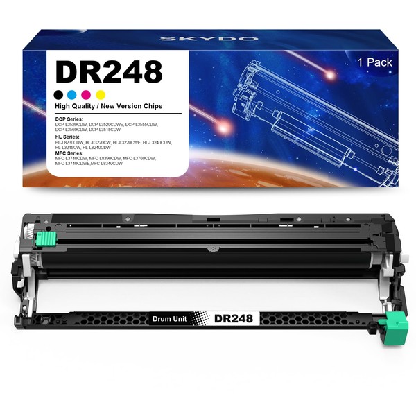 Skydo DR248 Drum Unit Compatible for Brother DR-248 Drum for