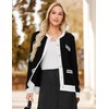 BMJL Womens Cardigan Sweaters Black Button Down Knit Sweaer Jackets