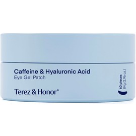 Parche Ojos para Bolsas y Ojeras Coreano Antiarrugas y Contorno de Ojos con Cafeína Niacinamida y Ácido Hialurónico, Vegano, Testado en Piel Sensible 