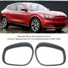 2Pcs Rearview Mirror Rain Eyebrow Frame Door Mirror Frame Trim