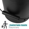 INNO STAGE Ash Bucket with Lid and Wood Handle Coal