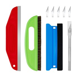 Umaki Wallpaper Paste Tool, Highly Efficient Wallpaper Installation, Wallpaper Smoother with 30CM Straight Guide Edge, 27CM Wallpaper Paste Brush, 21CM Squeegee