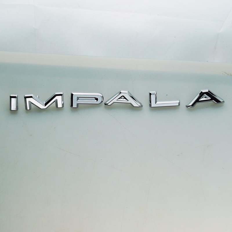 1Pc 1964 64 Impala Quarter Panel Emblems 3D Badge Letters