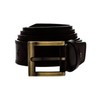 Hazzys (대구신세계)브라운 로고 음각 벨트 HJBE5E013W3 Brown Logo Embossed Belt