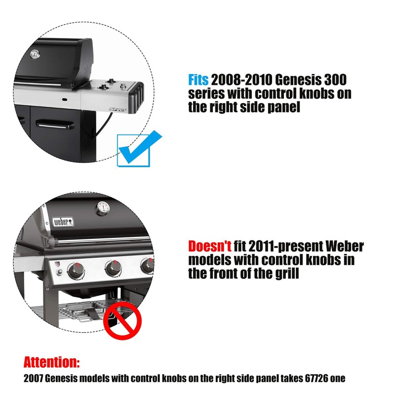 QuliMetal 67847 Igniter Kit for Weber Genesis 300 Series Grills