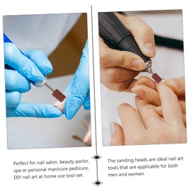 FOMIYES 3sets Sanding Bands for Nail Drill Multi-Tool Sanding Pad Flap Wheel Sandpaper Perfect for Manicure 300pcs*3