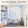 Grandekor Motorized Zebra Blinds with Remote Control,Smart Zebra Blinds for