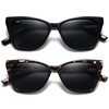 LKEYE Trendy Cat Eye Sunglasses for Women Fashion UV Protection