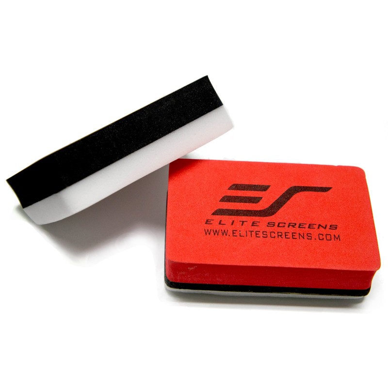Elite Screens ZER1 Elite High Density WhiteBoardScreen Eraser, 2 pcs