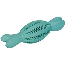 Nobby Solid Rubber Rugby Ball with Bone Dental Line 23 cm