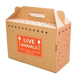 60PCS Live Animals Stickers for Airline Cargo,2x3 Inches Please Handle with Care This Side Up Warning Stickers,Live Animal Transport Labels for Travel,Shipping,Packing,Dog Kennel,Cats,Pets Carriers