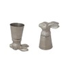 Creative Co-Op, Nickel 2 oz. Cast Aluminum and Stainless Steel