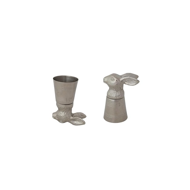 Creative Co-Op, Nickel 2 oz. Cast Aluminum and Stainless Steel