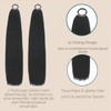 Pack of 2 Brown Braiding Ponytail Extension Braid With Hair