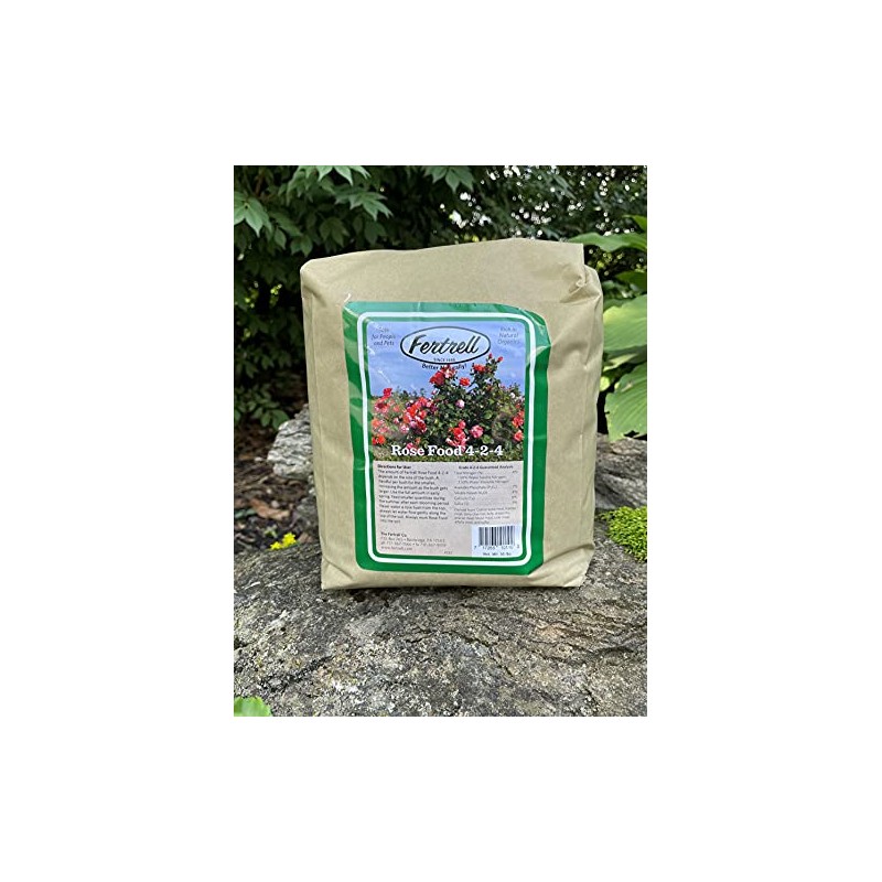Fertrell Rose Food 4-2-4 Organic Fertilizer, 10lb or 25lb