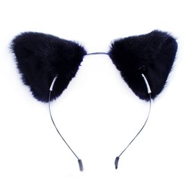 Cute Cat Fox Ear Long Fur Hair Headband Fashion Girl Anime Cosplay Party Costume