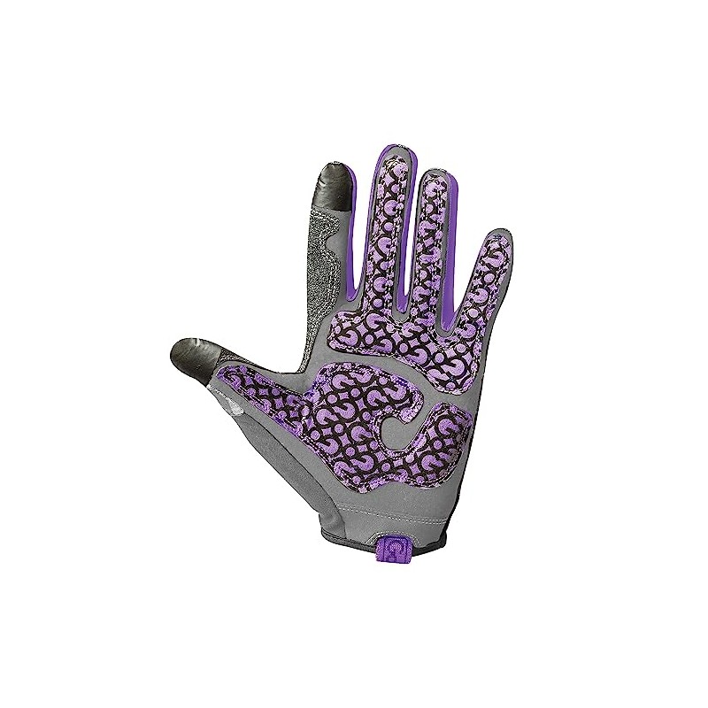 GoFit GF-WGFF-M/PPL Women's Pro Trainer Full-Finger Training Gloves (Medium)