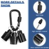 Limnyves 3pcs SDS Shank Bit Holder Keychain Quick Change Extension