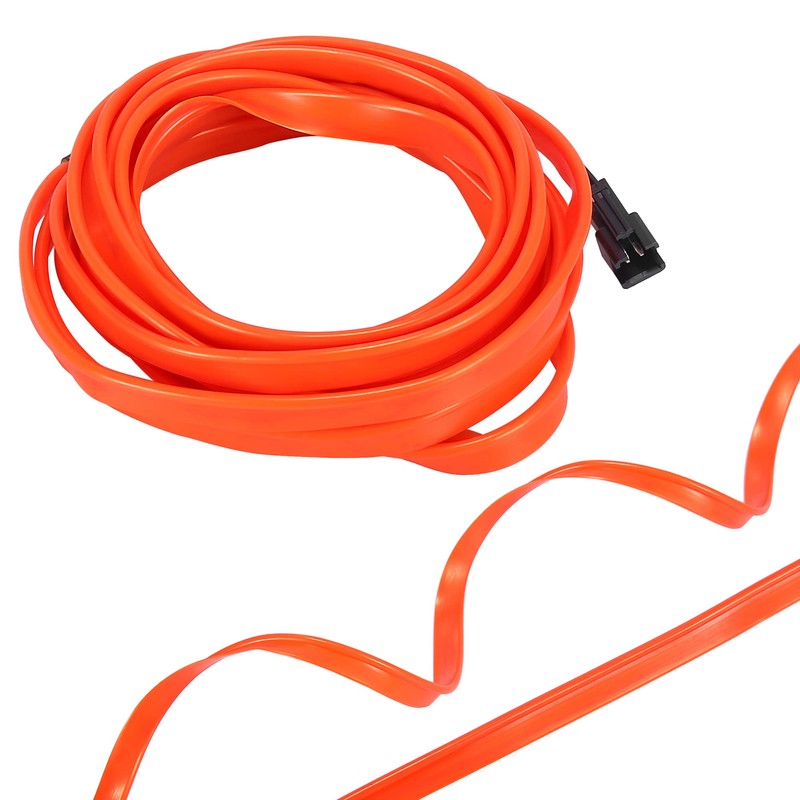 X AUTOHAUX 3 Meter/10ft Interior USB Neon EL Wire String