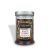 Tuscany Candle Black Cherry & Honeysuckle Scented Candle, 18 oz