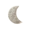 VIE Selenite Crescent Shaped Charging Plate, 7cm
