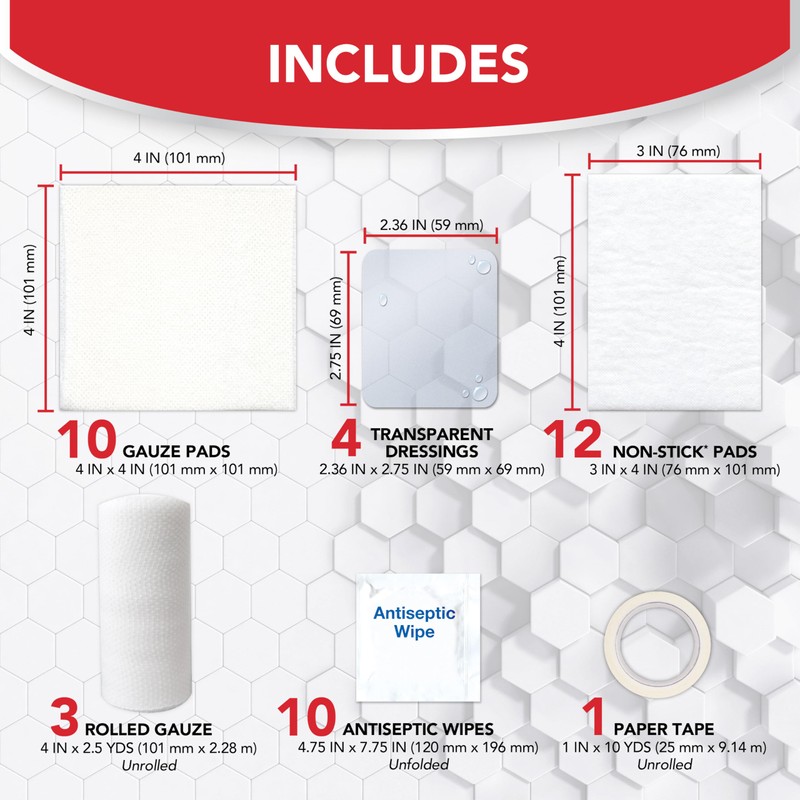 All Health Wound Care Kit & First Aid Supplies, 40