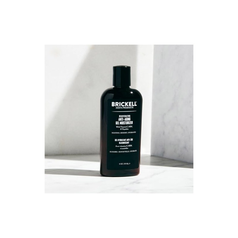 Brickell Men's Products Brickell Men's Rejuvenating Anti-Aging Gel Moisturizer For