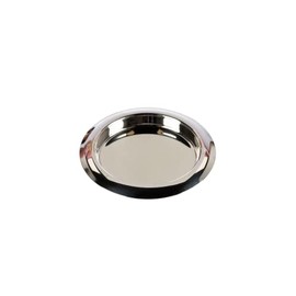 bar@drinkstuff Stainless Steel Drinks Coaster 11cm - Set of 4 Bar Coasters, Drinks Mats, Stainless Steel Coasters