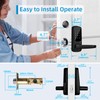 Keypad Smart Door Lock with Handle,Keyless Entry Digital Lock for