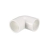 sourcing map 20mm PVC Pipe Fitting Straight Coupling Adapter 5pcs,