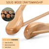 ManGotree Wooden Suit Hangers, Wide Shoulder Coat Hangers with Non-Slip
