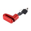 Metal Brake Disc Lock with Plastic Frame and Key for