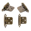 Vallecloud 10 Pack (5 Pair) Antique Brass Self Closing Cabinet