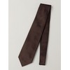 SHIPS 118232562 Men's Necktie, Silk Lop Solid Necktie, Dark Brown1