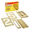 Stencil Set-Numbers 5" Brass 15Pcs.