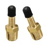 2 Pack Valve Adapter, Brass Air Inflator Connector, Ideal for
