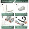 ALFOCI 482 PCS DT Deustch Connector Kit, 2 3 4