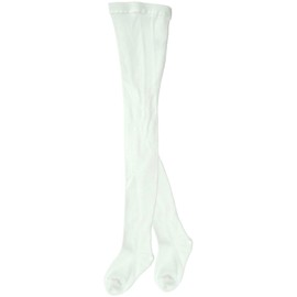 Baby Story Baby & Kids Cotton Blend Tights White Nm10001 Made in Japan (25.5 inch)