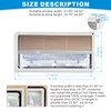 RV Window Shade, Aluminum Frame RV Blinds Shades for Window,